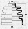 BORG & BECK BCB2834 Bellow, driveshaft